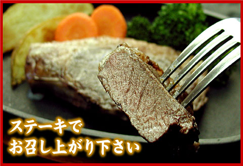 ＜12月21日決済分まで年内配送＞【北海道根室産】エゾ鹿(ロース)ステーキ用100g前後×5枚(計500g前後) A-07023