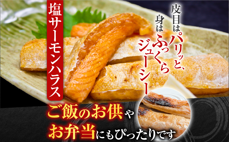 お刺身トラウトサーモン800g＆塩サーモンハラス440g A-09033