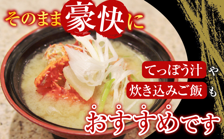 【北海道根室産】花咲かに500g前後～650g前後×1尾【12/31決済分まで1月中配送】 A-36054
