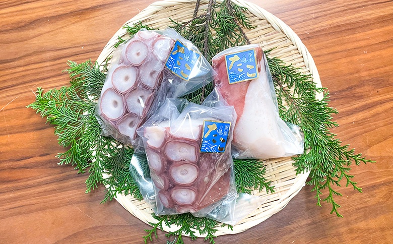 ＜12月21日決済分まで年内配送＞たこ足刺身用3～4P(計1kg以上) A-80004