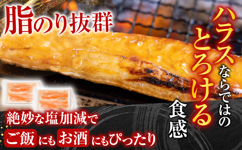 スモークサーモン3～5P(計600g)＆塩サーモンハラス220g×10P B-09093