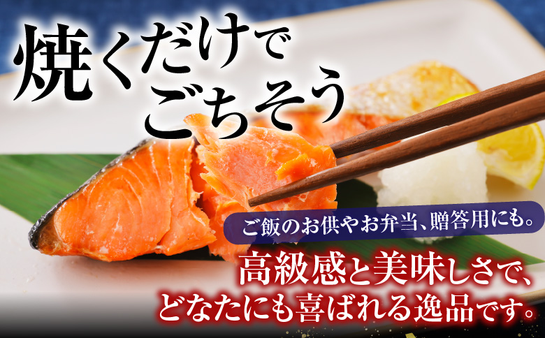 天然紅鮭1切×10P(約1kg) B-11059