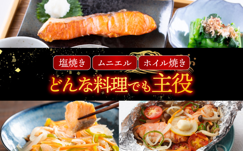 天然沖獲れ鮭1切×10P(約1kg) B-14062