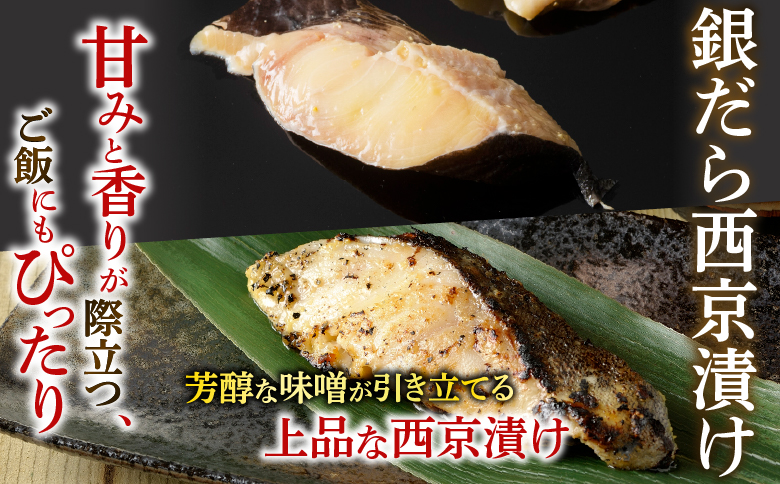 銀だら粕漬け・西京漬けセット(1切約110g×各8P) B-14093