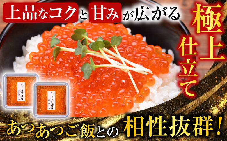 【北海道根室産】時しらず鮭600g×1P・いくら醤油漬け50g×2P B-42106