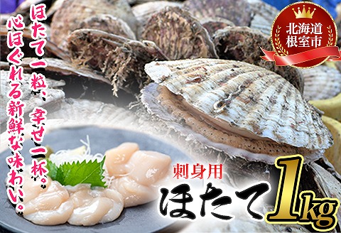 ＜12月21日決済分まで年内配送＞ほたて貝柱500g×2P(計1.0kg) B-45003