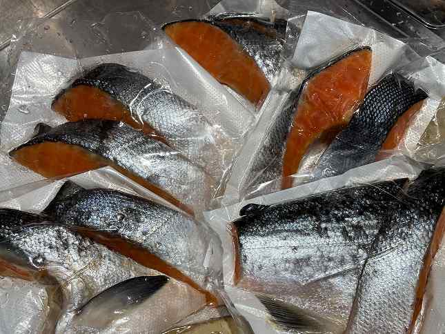 一夜干し銀鮭2切×5P B-94001