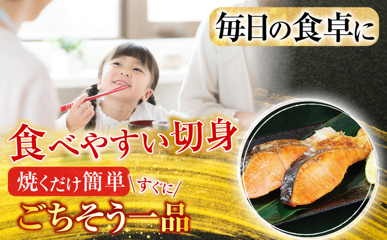 無添加甘塩天然鮭2種セット(計15切、約750g) G-11039