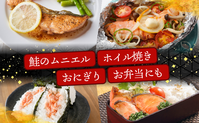 根室海鮮市場＜直送＞無添加甘塩天然鮭2種セット(計15切、約750g) G-28039