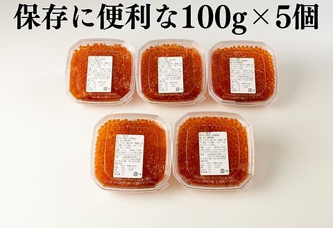 【12/31決済分まで1月中配送】 【北海道根室産】いくら醤油漬け100g×5P B-83004