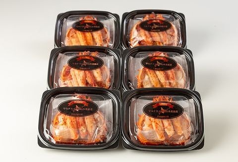 ＜12月21日決済分まで年内配送＞花咲ガニ甲羅盛り70g×6個 C-83003