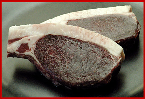 ＜12月21日決済分まで年内配送＞【北海道根室産】エゾ鹿(ロース)ステーキ用100g前後×5枚(計500g前後) A-07023