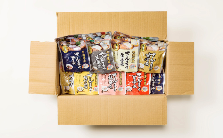 ＜12月14日決済分まで年内配送＞【北海道根室産】骨まで食べられる！さんまのやわらか煮セット A-09004