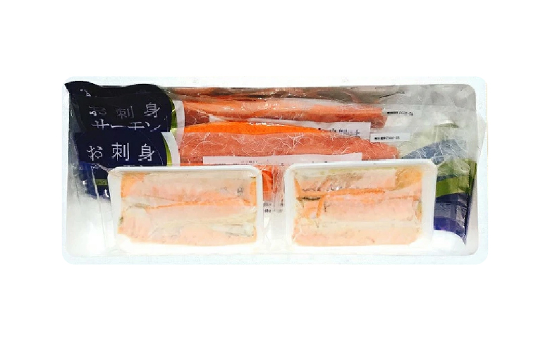 お刺身トラウトサーモン800g＆塩サーモンハラス440g A-09033