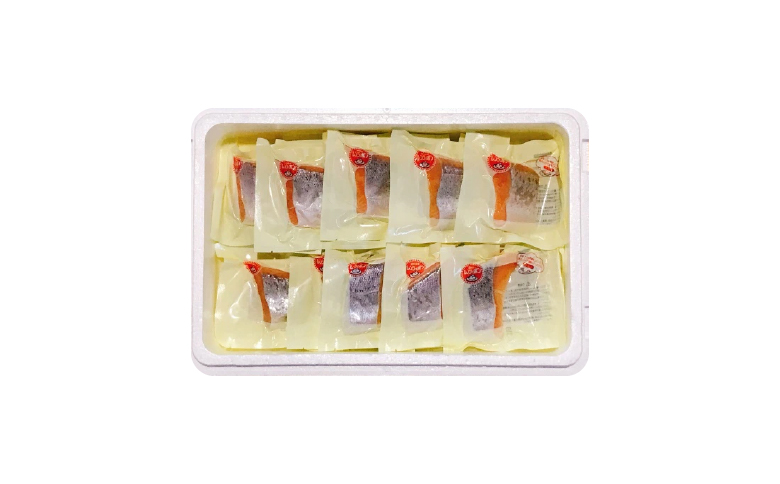 塩サーモンハラミ1切(約40g)×25P A-09077