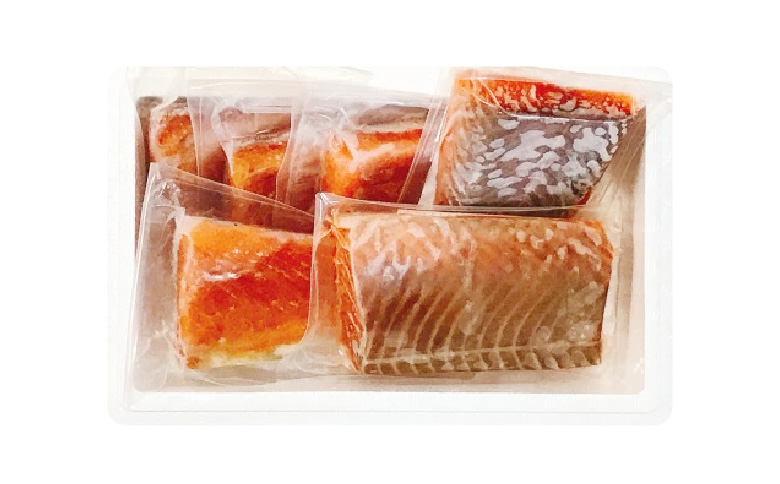 スモークサーモン500g＆とろサーモンハラミ燻製焼き500g A-09094