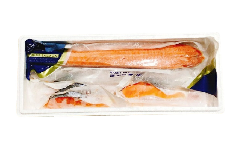 お刺身トラウトサーモン1～2本(計400g)＆塩銀鮭切り身1切(約70g)×10P A-09122