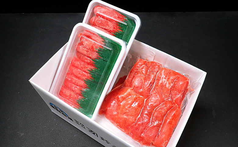 甘口たらこ400g、辛子明太子500g A-11067