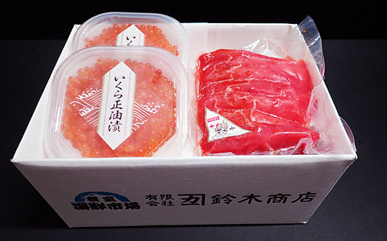 いくら醤油漬(鮭卵)70g×2P、辛子明太子500g A-11151