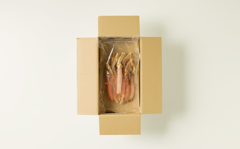 お刺身OK！生本ずわいがに棒肉ポーション300～400g(9～16本) A-11223