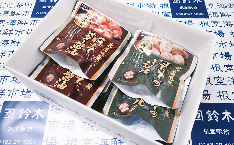 ほたてバター醤油6P、ほたてのバジル5P A-11249