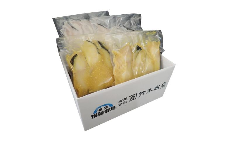 銀だら粕漬け8切、銀だら西京漬け8切(計16切) A-14122