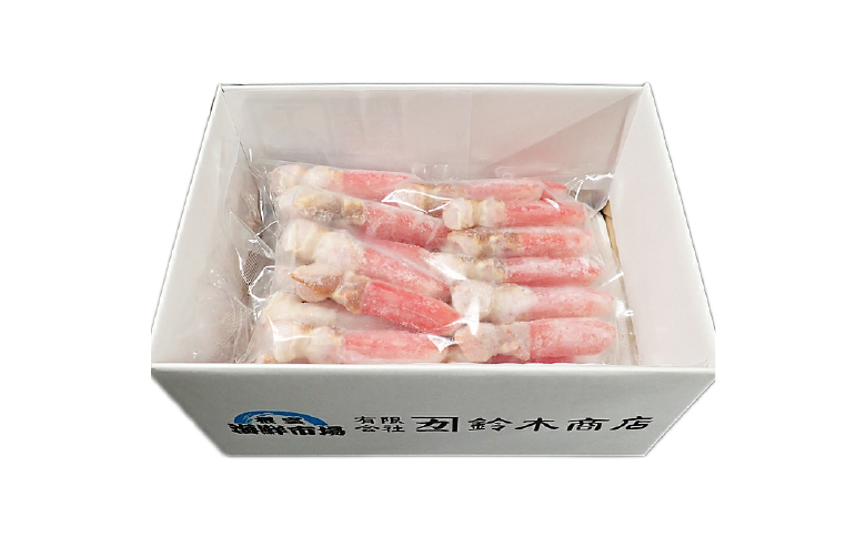 生食用本ズワイガニ爪下棒肉ポーション600g A-14236