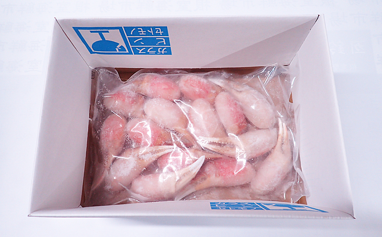 生食用本ズワイガニ爪ポーション500g A-14237
