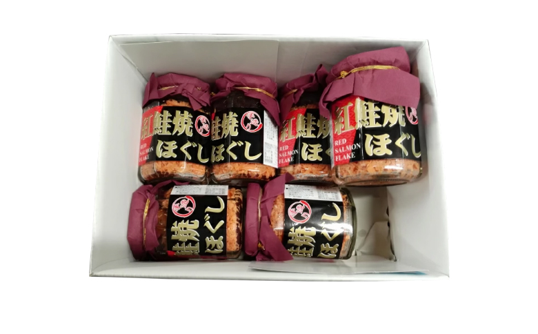 根室海鮮市場<直送>紅鮭焼きほぐし6本セット A-28024