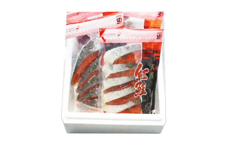 天然甘塩紅鮭5切×5P A-30019