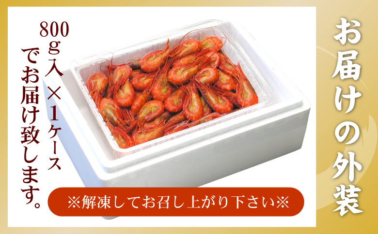 【北海道根室産】北海シマエビ800g(80～130尾) A-56014