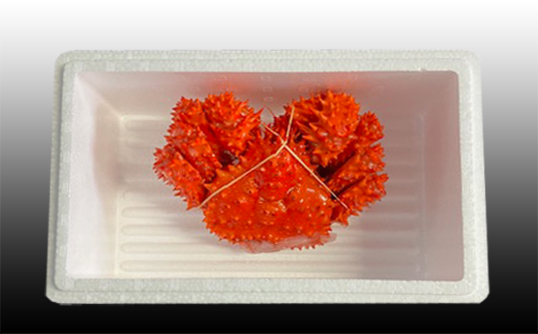 ＜12月21日決済分まで年内配送＞【北海道根室産】花咲かに500g前後～650g前後×1尾 A-70054