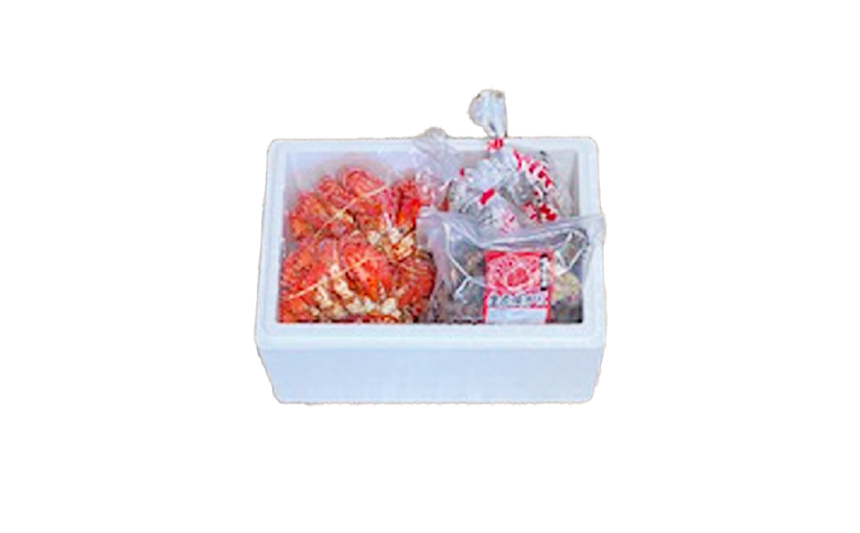 【北海道根室産】花咲かに・一夜干しこまいセット A-76007