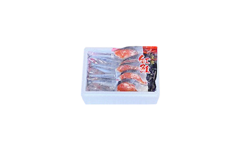 甘塩紅鮭5切×2P・冷凍生さんま5尾×2P A-76008