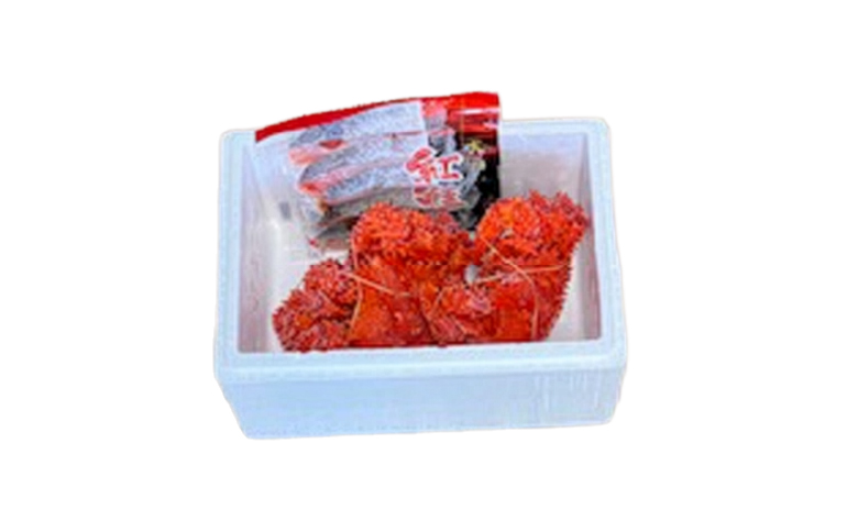 花咲かに2尾・甘塩紅鮭5切×1P A-76011