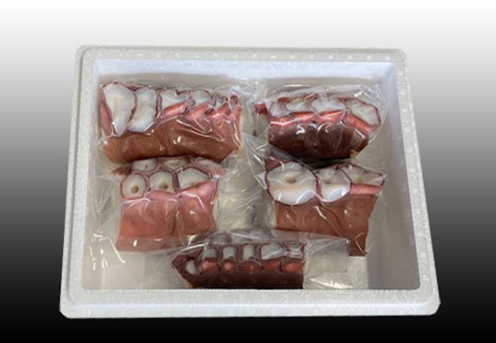 【北海道根室産】たこ足ブロック3～6P(計800g前後～1.4kg前後) A-76036