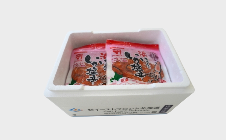 ＜12月21日決済分まで年内配送＞【北海道根室産】浜ちゃんのいか塩辛130g×10P A-83002