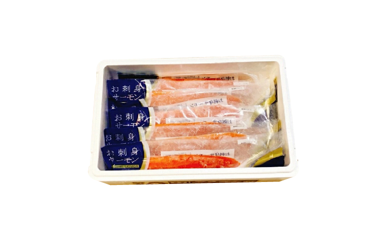 お刺身トラウトサーモン1kg＆とろサーモンハラミセット1.5kg B-09007