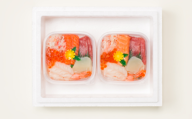 【12/31決済分まで1月中配送】 海鮮丼の具(6種盛り)×6セット B-10008