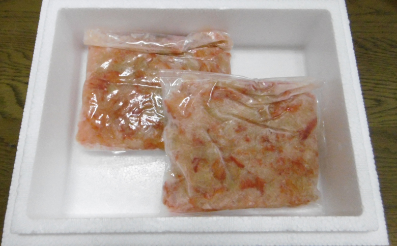 【12/31決済分まで1月中配送】 【北海道根室産】たらばがにむき身300g×2P B-10037