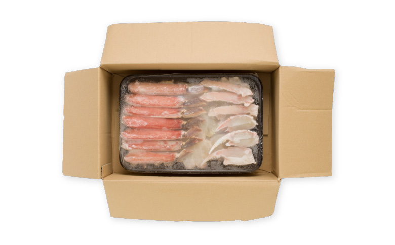 生食可！カット済み生ずわいがに約1.2kg(お刺身・焼きガニ・カニ鍋等) B-11099