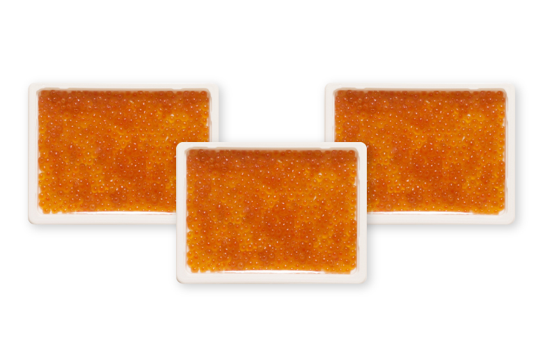 ＜12月10日決済分まで年内配送＞いくら醤油漬け(鮭卵)160g×3P(計480g) B-14012