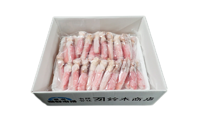 生食用本ズワイガニ爪下棒肉ポーション1.2kg B-14086