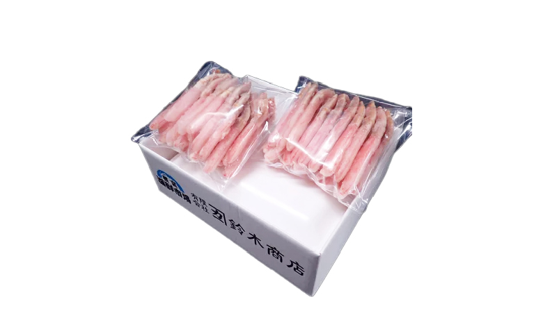 根室海鮮市場＜直送＞お刺身可！ずわいがに棒肉ポーション400g×2P(計38～48本) B-28077