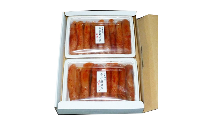 【北海道根室産】<鮭匠ふじい>熟成辛子明太子400g×2P B-42004