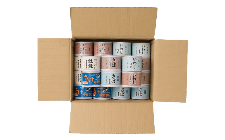 【12/31決済分まで1月中配送】 ＜鮭匠ふじい＞缶詰詰合せ6種×各3缶 B-42051