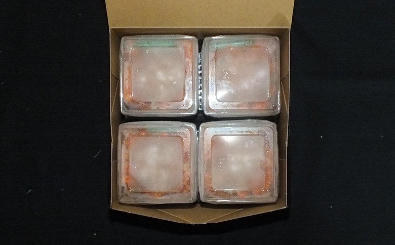 ＜12月21日決済分まで年内配送＞【北海道根室産】かに・いくら・サーモン・帆立の海鮮パック 160g×4P B-42093