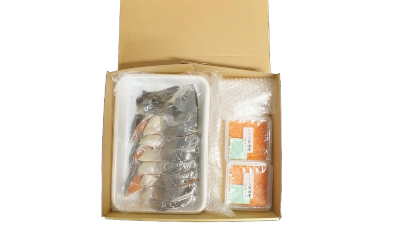 【北海道根室産】時しらず鮭600g×1P・いくら醤油漬け50g×2P B-42106