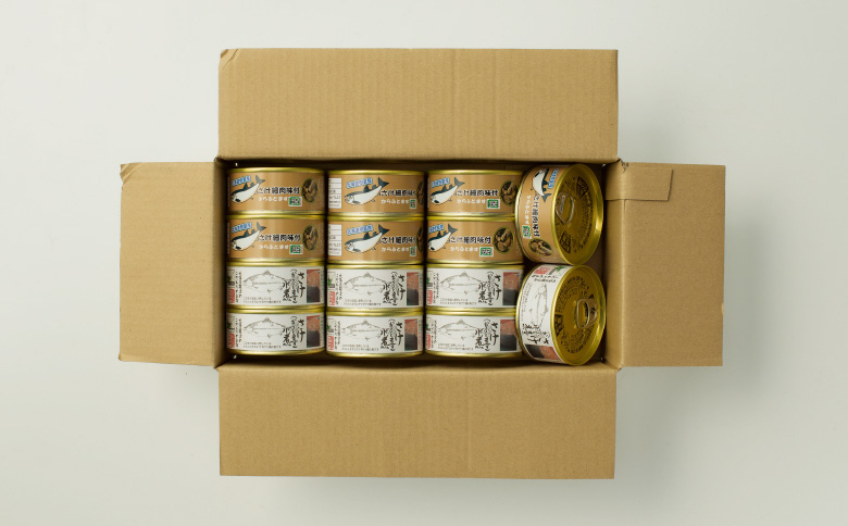 ＜12月21日決済分まで年内配送＞からふとます水煮・味付セット B-78020