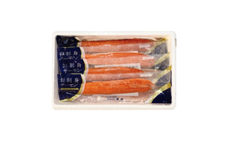 お刺身トラウトサーモン＆とろサーモンハラミセット C-09004